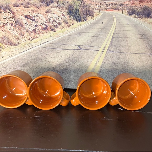 Field & Stream Mallard dog & Duck Hunting Orange Coffee Mugs 31705 left & right - Picture 5 of 8